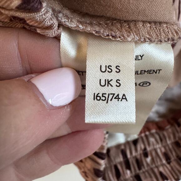 Anthropologie Isobel Cheetah Animal Print Pleated Wide Leg Pants Size Small EUC - Picture 14 of 16